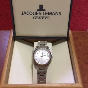 Jacques Lemans Geneve Silver Watch